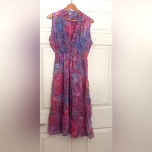 Tye dyed midi dress modern lrg